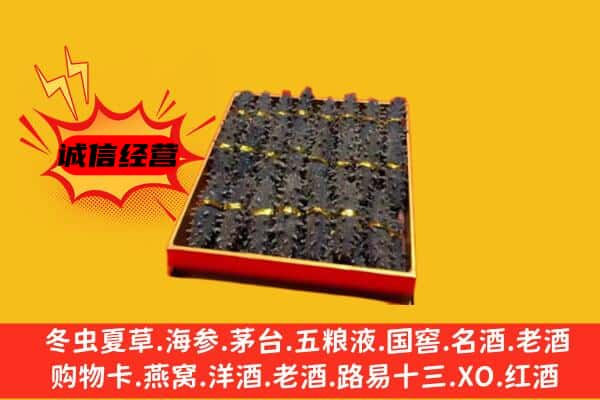 韶关市乐昌回收海参